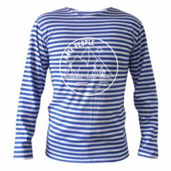 Тельняшка с длинным рукавом I hate people - camper - PrintSalon