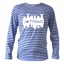 Тільник з довгим рукавом I Love Fishing - PrintSalon