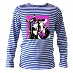 Тельняшка с длинным рукавом Ибуки Миода глитч - PrintSalon