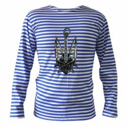 Тельняшка с длинным рукавом Иду на вы - PrintSalon