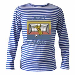 Тельняшка с длинным рукавом Jesus will save - PrintSalon