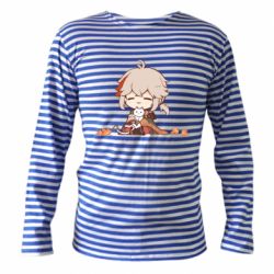 Тільник з довгим рукавом Кадзуха з котом - PrintSalon