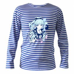 Тельняшка с длинным рукавом Kamisato Ayaka - PrintSalon