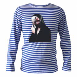 Тельняшка с длинным рукавом Kaneki Portrait - PrintSalon