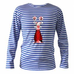 Тельняшка с длинным рукавом Козак Ї - PrintSalon