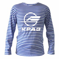 Тельняшка с длинным рукавом КРаЗ лого - PrintSalon