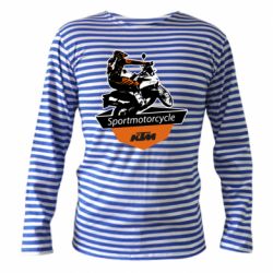 Тельняшка с длинным рукавом KTM Sportmotorcycle Art - PrintSalon