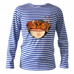 Тельняшка с длинным рукавом Kurama in ramen - PrintSalon