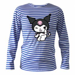 Тельняшка с длинным рукавом Kuromi hello kitty - PrintSalon