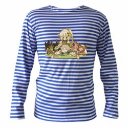 Тельняшка с длинным рукавом Кусанали с аранарами - PrintSalon