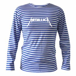 Тельняшка с длинным рукавом Logo Metallica - PrintSalon