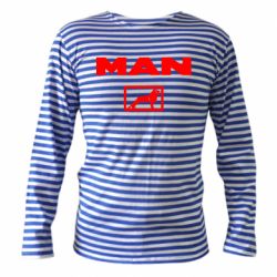 Тельняшка с длинным рукавом MAN - PrintSalon