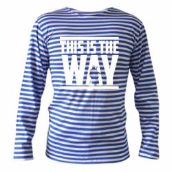 Тільник з довгим рукавом Mandalorian This Is The Way - PrintSalon