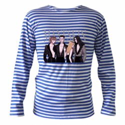 Тельняшка с длинным рукавом Манескин - PrintSalon