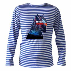 Тельняшка с длинным рукавом Mass effect n7 - PrintSalon