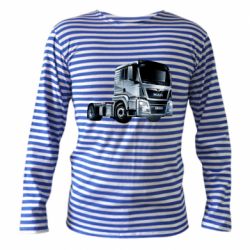 Тельняшка с длинным рукавом MEN truck - PrintSalon