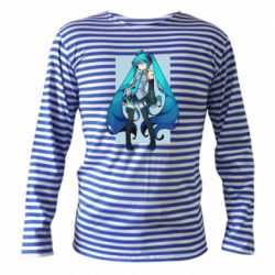 Тельняшка с длинным рукавом Miku art - PrintSalon