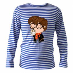 Тельняшка с длинным рукавом Милый Гарри с совой - PrintSalon