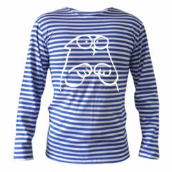 Тельняшка с длинным рукавом Милый Кот Саймона - PrintSalon