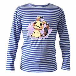 Тельняшка с длинным рукавом Мимикью - PrintSalon