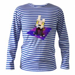 Тельняшка с длинным рукавом Minecraft King - PrintSalon