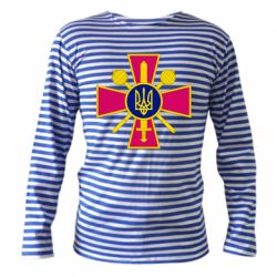 Тельняшка с длинным рукавом Министерство обороны Украины - PrintSalon
