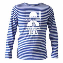 Тельняшка с длинным рукавом Моб Психо 100 - PrintSalon