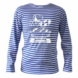 Тельняшка с длинным рукавом Моя любовь Хендай - PrintSalon