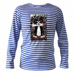Тельняшка с длинным рукавом Mr pickles the dog - PrintSalon