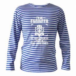 Тельняшка с длинным рукавом My awesomeness amazes me too sometimes - PrintSalon