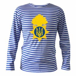 Тельняшка с длинным рукавом Національна гвардія України - PrintSalon