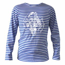 Тельняшка с длинным рукавом Не грусти казак, пусть враг плачет - PrintSalon