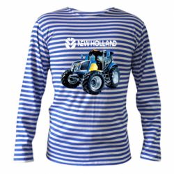 Тільник з довгим рукавом New Holland tractor - PrintSalon
