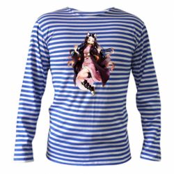 Тільник з довгим рукавом Nezuko cat - PrintSalon