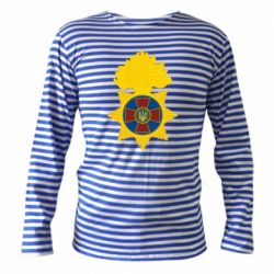 Тельняшка с длинным рукавом НГУ - PrintSalon