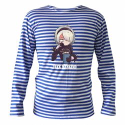 Тельняшка с длинным рукавом Nier. Fuck Mankind