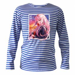 Тельняшка с длинным рукавом Ноль Два - PrintSalon