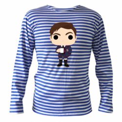 Тельняшка с длинным рукавом Номер Пять Чиби - PrintSalon