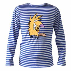 Тельняшка с длинным рукавом Norbert from Angry Beavers - PrintSalon