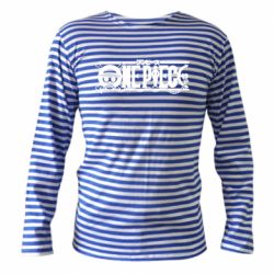 Тельняшка с длинным рукавом One Piece Logo Anchor - PrintSalon