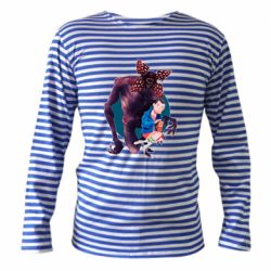 Тельняшка с длинным рукавом ОСД Одиннадцать и Демогоргон - PrintSalon