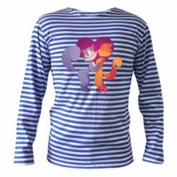 Тельняшка с длинным рукавом Парочка. Котики