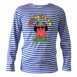 Тельняшка с длинным рукавом Перец Эдисон и доллары - PrintSalon