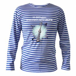 Тельняшка с длинным рукавом Переговорная дубина - PrintSalon