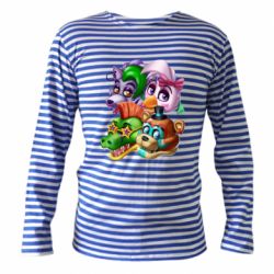 Тельняшка с длинным рукавом Персонажи FNAF - PrintSalon