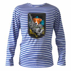 Тельняшка с длинным рукавом Пес Патрон арт - PrintSalon