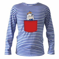 Тельняшка с длинным рукавом Pocket Paimon - PrintSalon