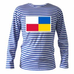 Тельняшка с длинным рукавом Польша и Украина - PrintSalon