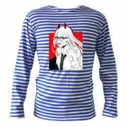 Тельняшка с длинным рукавом Power red - PrintSalon