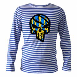 Тільник з довгим рукавом Punisher Coat of arms of Ukraine - PrintSalon